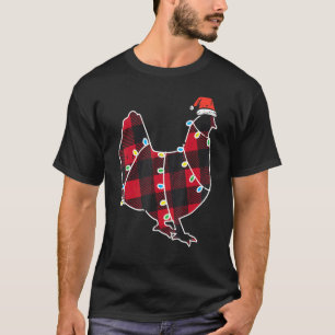 Camiseta Granja de pollo de búfalo rojo y granjero de pijam