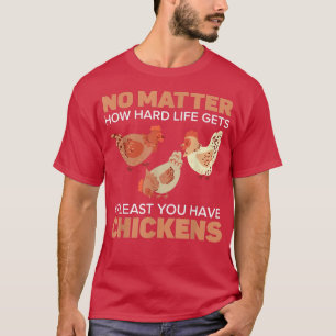 Camiseta Granja de pollo de pollo de pollo de la granja de 