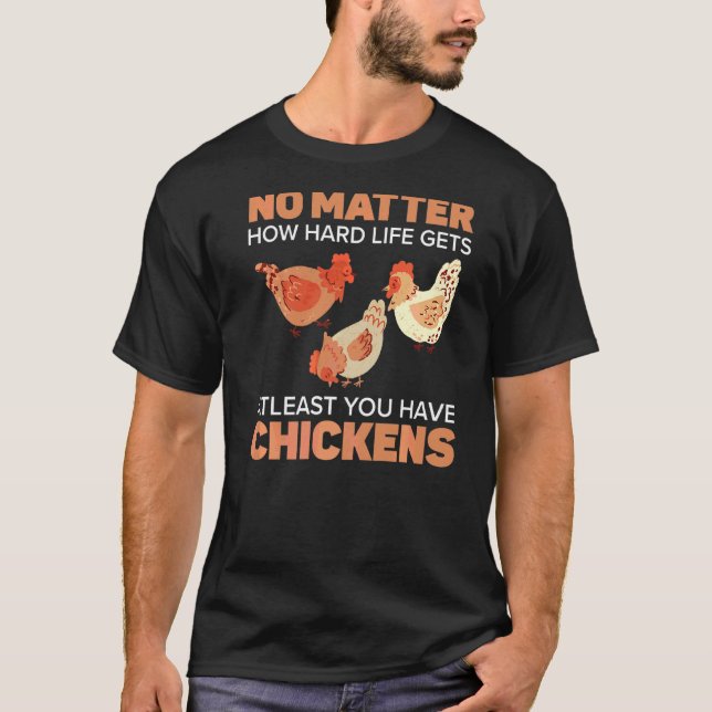Camiseta Granja de pollo de pollo de pollo de la granja de  (Anverso)