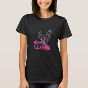 Camiseta Granja de pollo Whisper I Mujer de pollo agriculto