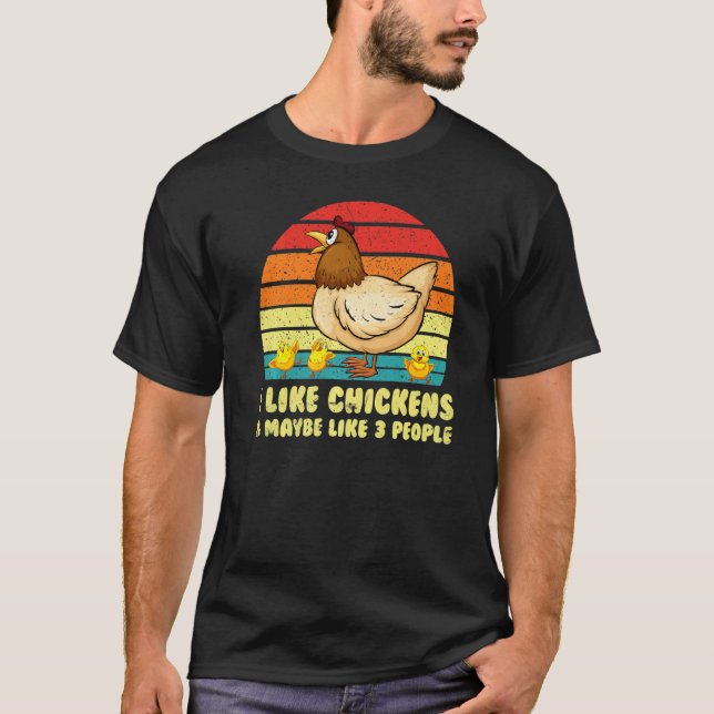 Camiseta Granja de pollos antiguos (Anverso)