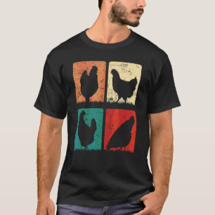 Camiseta Granja de Pollos Criadero de Pollos Patio de Granj