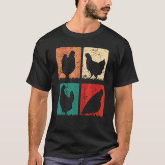 Camiseta Granja de Pollos Criadero de Pollos Patio de Granj