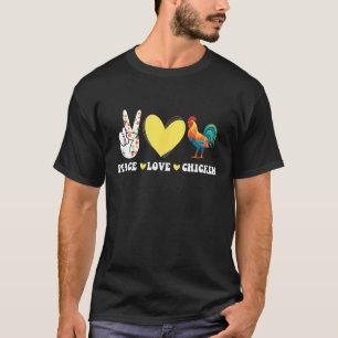 Camiseta Granja de pollos de amor en paz Vida animal país o