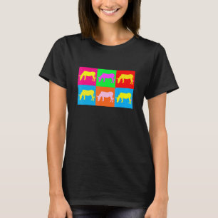 Camiseta Granja de Pop Art Granjero de animales Donkey Donk