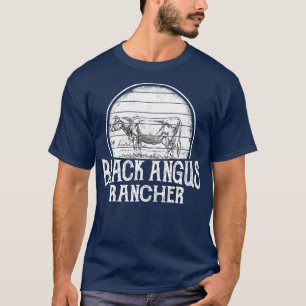 Camiseta Granja de ranchos de angus negros de ganado de crí