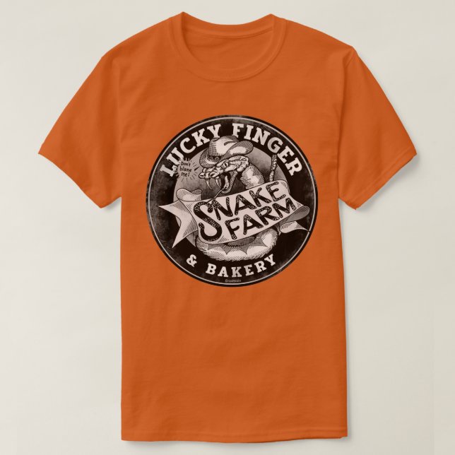 Camiseta Granja de serpientes (Diseño del anverso)