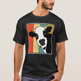 Camiseta Granja de Vacas Animal Retro