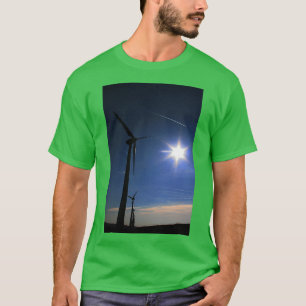 Camiseta Granja de viento y cielo azul
