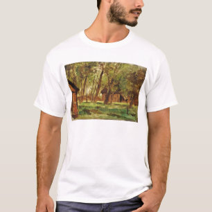 Camiseta Granja debajo de árboles