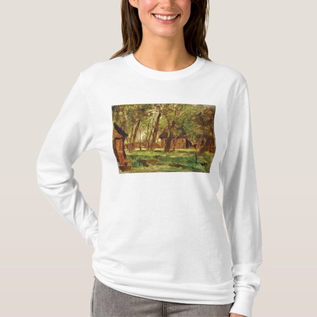 Camiseta Granja debajo de árboles (Anverso)