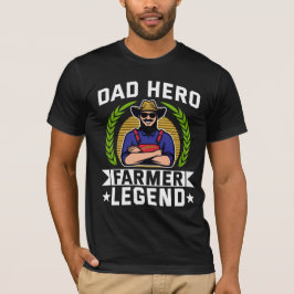 Camiseta Granja del Día del Padre, leyenda de granjero héro