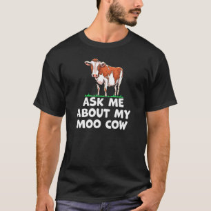 Camiseta Granja diciendo pregúntame por mi animal de granja