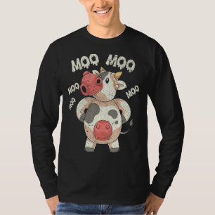 Camiseta Granja divertida agricultor amante Moo Cute Cow