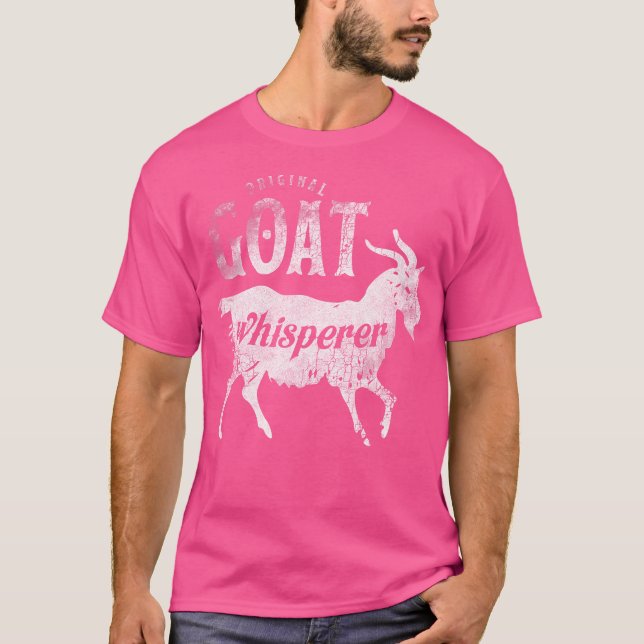 Camiseta Granja divertida de cabra original Whisperer (Anverso)