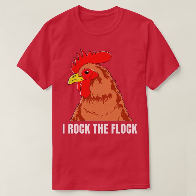 Camiseta Granja divertida de criadores de pollo en el patio (Diseño del anverso)