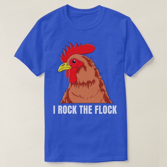 Camiseta Granja divertida de criadores de pollo en el patio (Diseño del anverso)