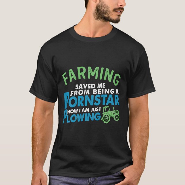Camiseta Granja divertida de granjeros de tractores mujeres (Anverso)