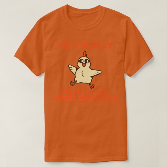 Camiseta Granja divertida de granjeros Sí realmente necesit (Diseño del anverso)