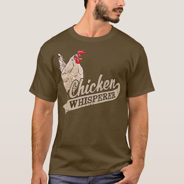 Camiseta Granja divertida de pollo Whisperer (Anverso)