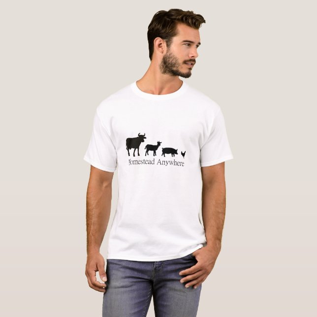 Camiseta Granja dondequiera (Anverso completo)