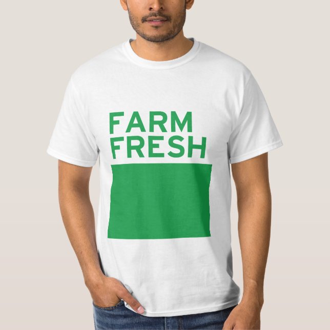 Camiseta Granja fresca (Anverso)