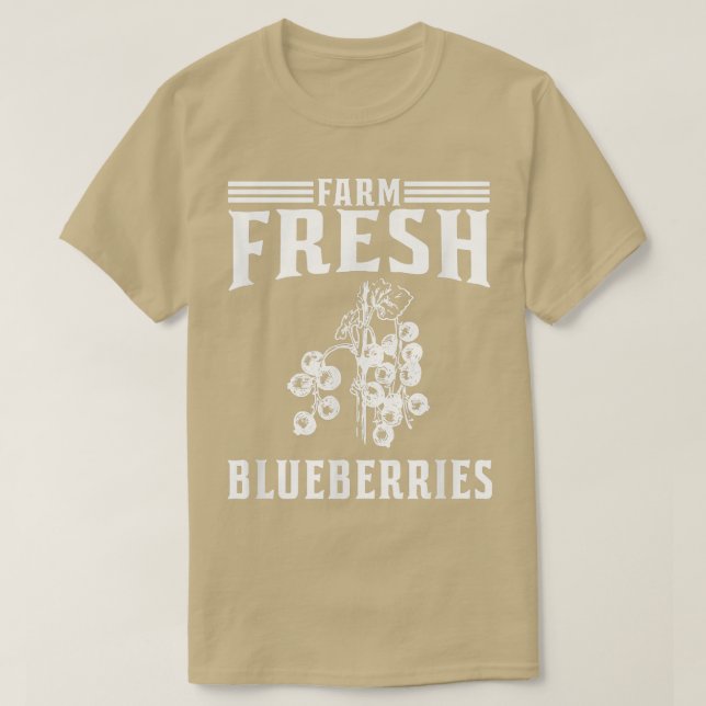 Camiseta Granja Fresca Blueberries Blueberry Farmer (Diseño del anverso)
