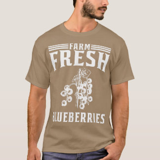 Camiseta Granja Fresca Blueberries Blueberry Farmer
