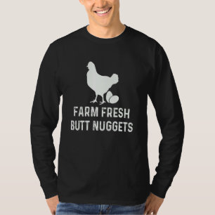 Camiseta Granja Fresca, Nuggets de culto, Granjero de pollo