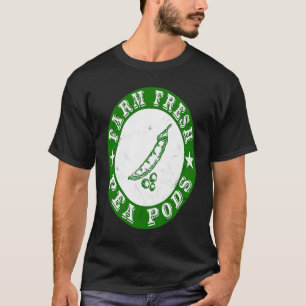 Camiseta Granja Fresca Pea Pods Vintage Retro
