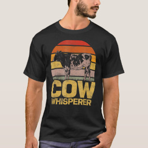 Camiseta Granja ganadera para ganado vacuno Whisperer