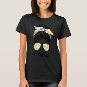 Camiseta Granja Gigi Vida Pelo Desordenado Gafas Día de la