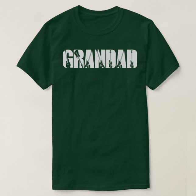 Camiseta Granja Guitariana Funny Music Guitar Padres (Diseño del anverso)