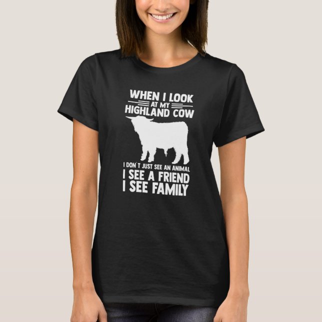 Camiseta Granja Highland Cow (Anverso)