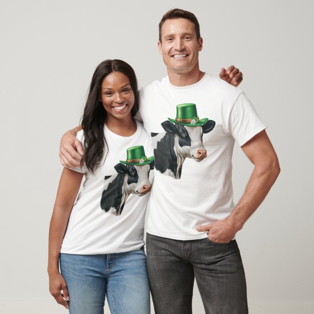 Camiseta Granja irlandesa | Vaca del Día de San Patricio (Unisexo)