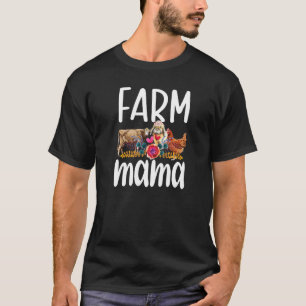 Camiseta Granja mamá Orgullosa agricultora madre propietari