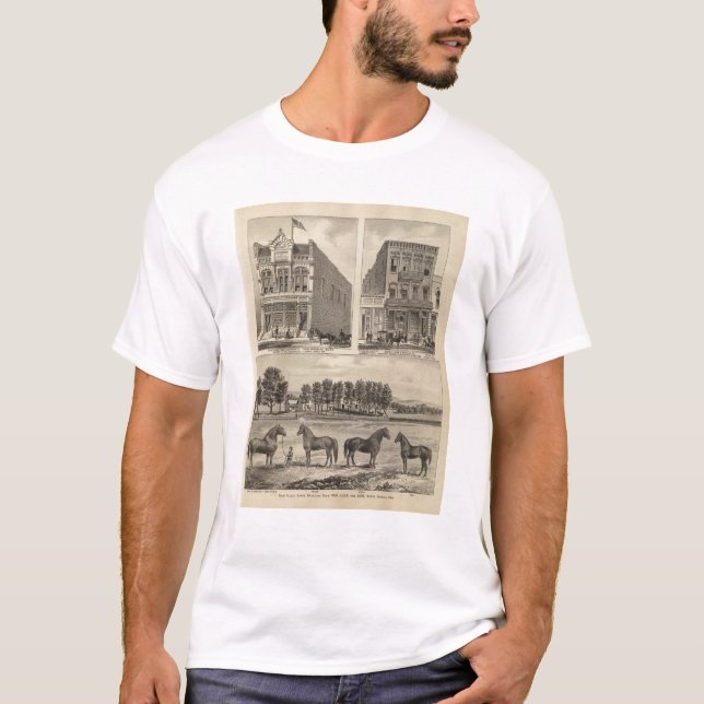 Camiseta Granja, Marion, y Topeka del valle de Kaw, Kansas (Anverso)