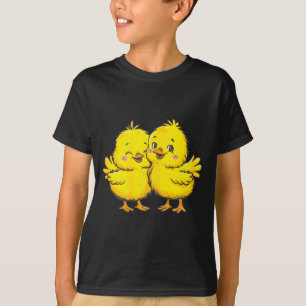 Camiseta Granja Niña Pollo Pollito Granjero.png