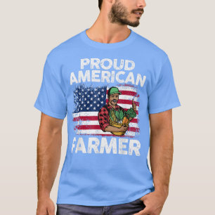 Camiseta Granja Patriótica 4 De Julio Orgulloso Far Estadou