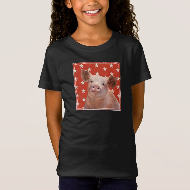 Camiseta Granja Patriótica - Cerdo (Anverso)