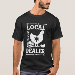 Camiseta Granja Retro de Huevos de Gallinero