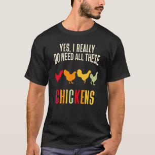 Camiseta Granja Retro Gallina Animal de granja Granjero Pol