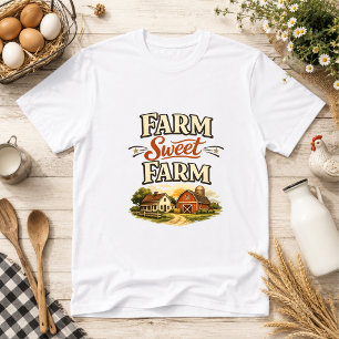 Camiseta Granja rústica dulce granja establo Humor