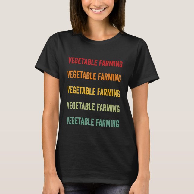 Camiseta Granja vegetal Vegetable Granja Hobbybyl Lluvia (Anverso)