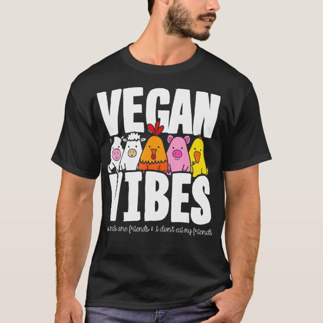 Camiseta Granja vegetal vegetariana vegetariana Vegetariana (Anverso)