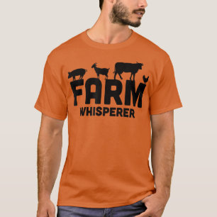 Camiseta Granja Whisperer Granjero Campo Animal