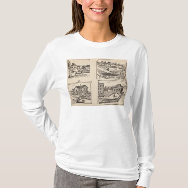 Camiseta granja y central depuradora en Hydeville (Anverso)