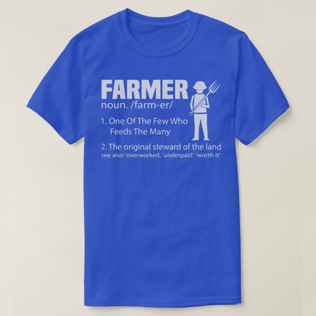 Camiseta Granjas de agricultores, granjeros, tractores agrí (Diseño del anverso)