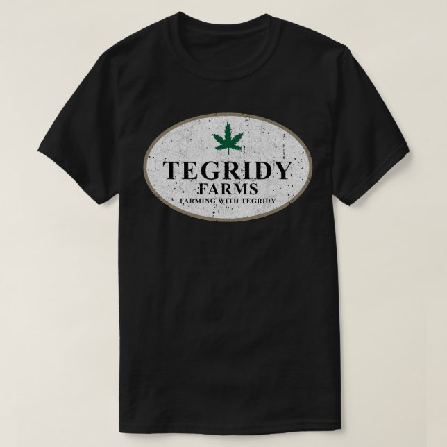Camiseta Granjas de Tegridy - Cultivo Con Tegridy (Diseño del anverso)