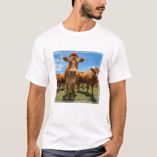 Camiseta Granjas   Grupo Vaca Marrón